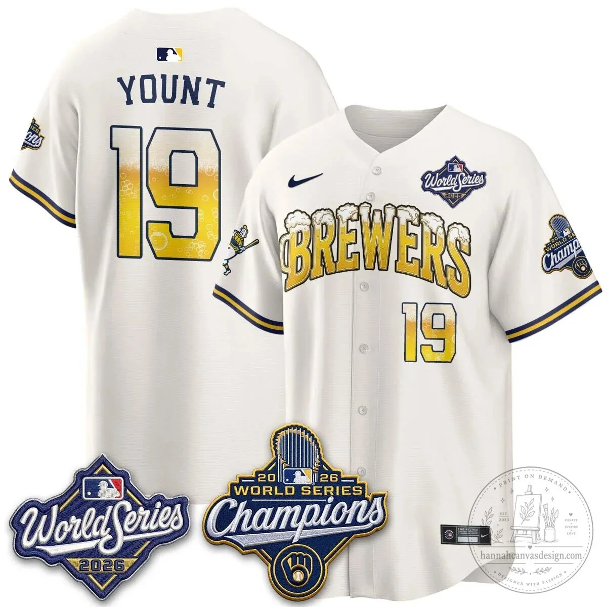 2026 Baseball Jersey - World Series Champions Milwaukee Brewers 124 2026 Baseball Jersey - World Series Champions Milwaukee Brewers