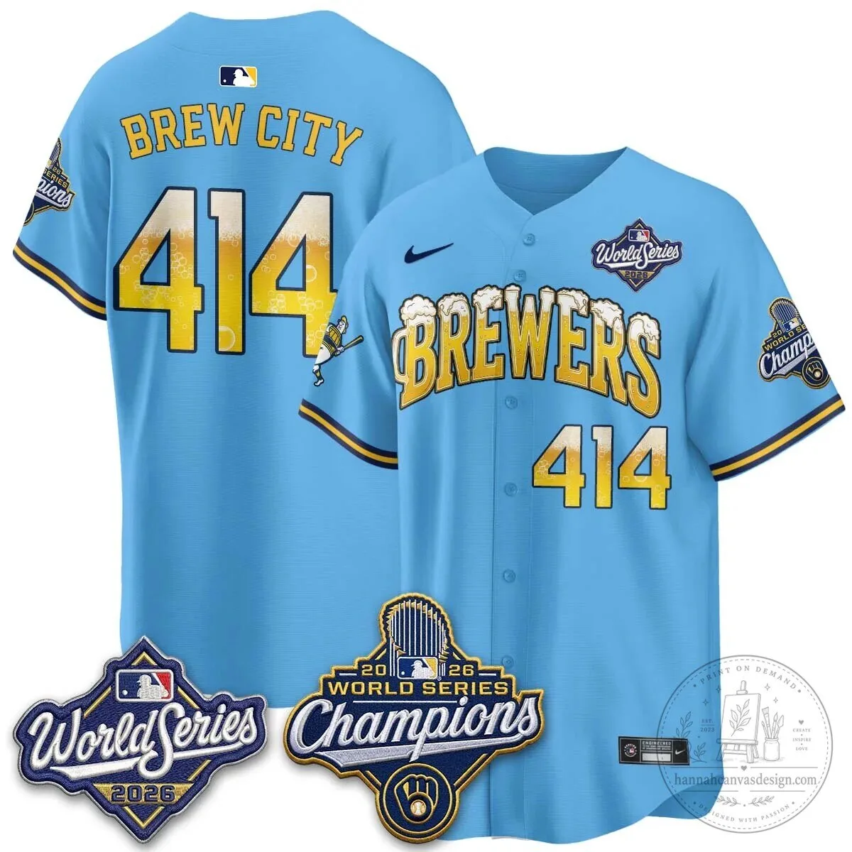 2026 Baseball Jersey - World Series Champions Milwaukee Brewers 134 2026 Baseball Jersey - World Series Champions Milwaukee Brewers